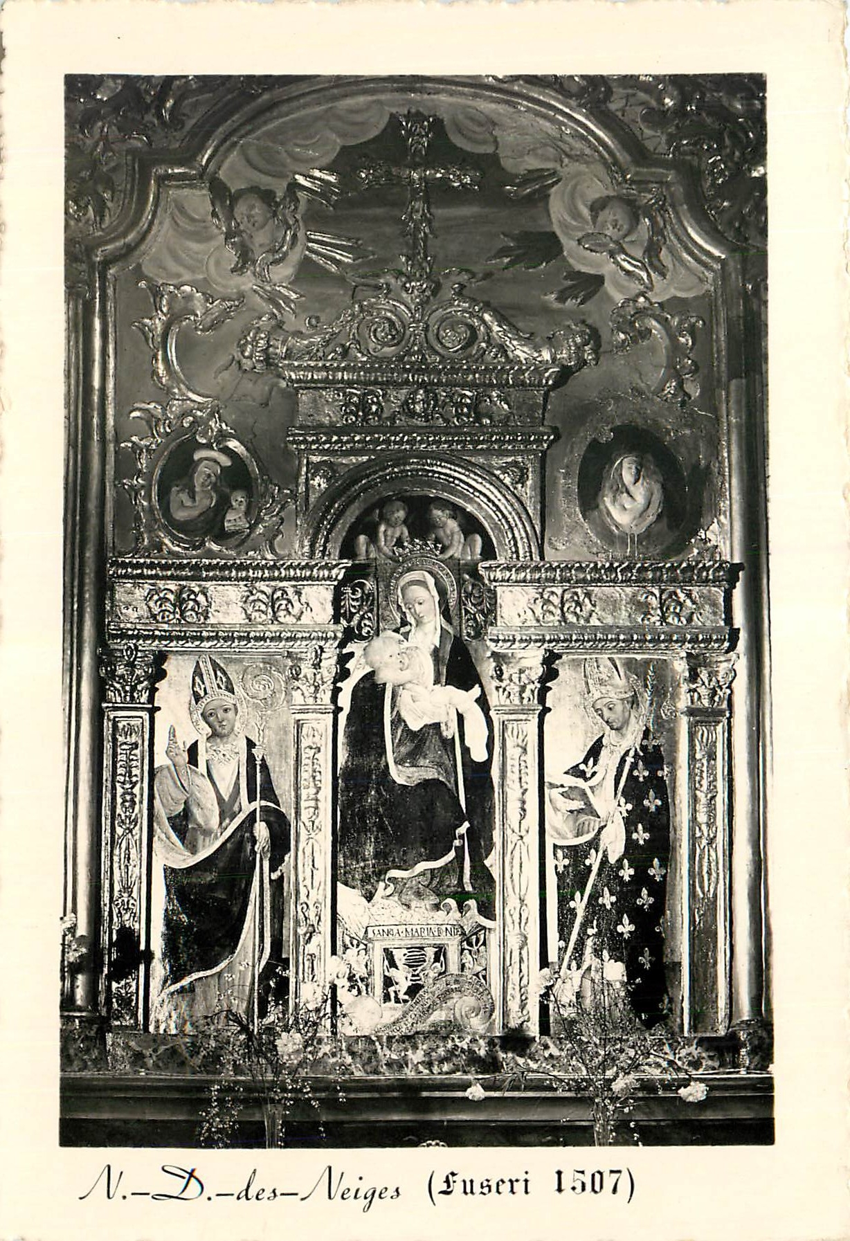 CPM La Brigue L'Eglise Saint Martin Autel des Lascaris 