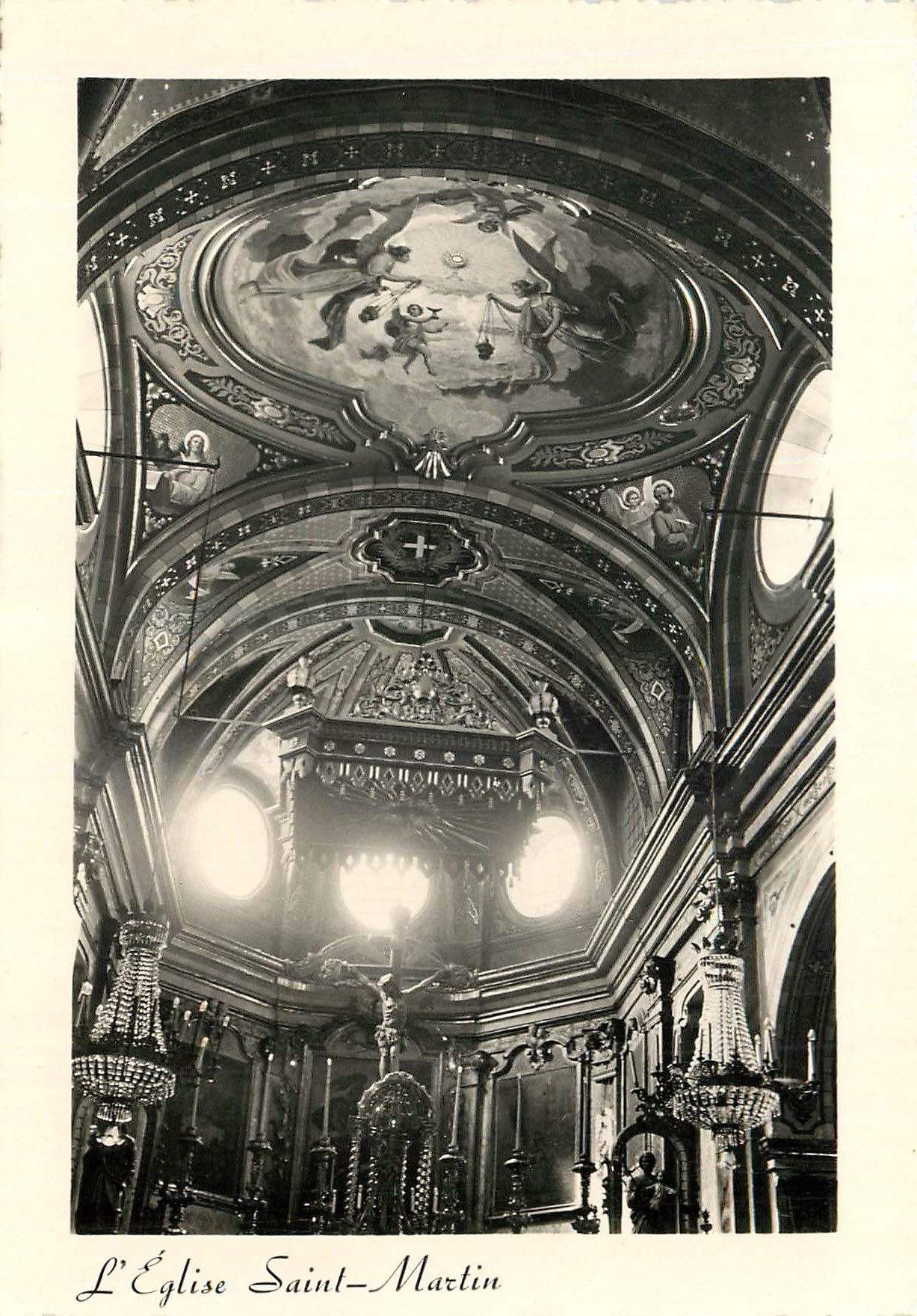 CPM La Brigue L'Eglise Saint Martin Le Choeur 
