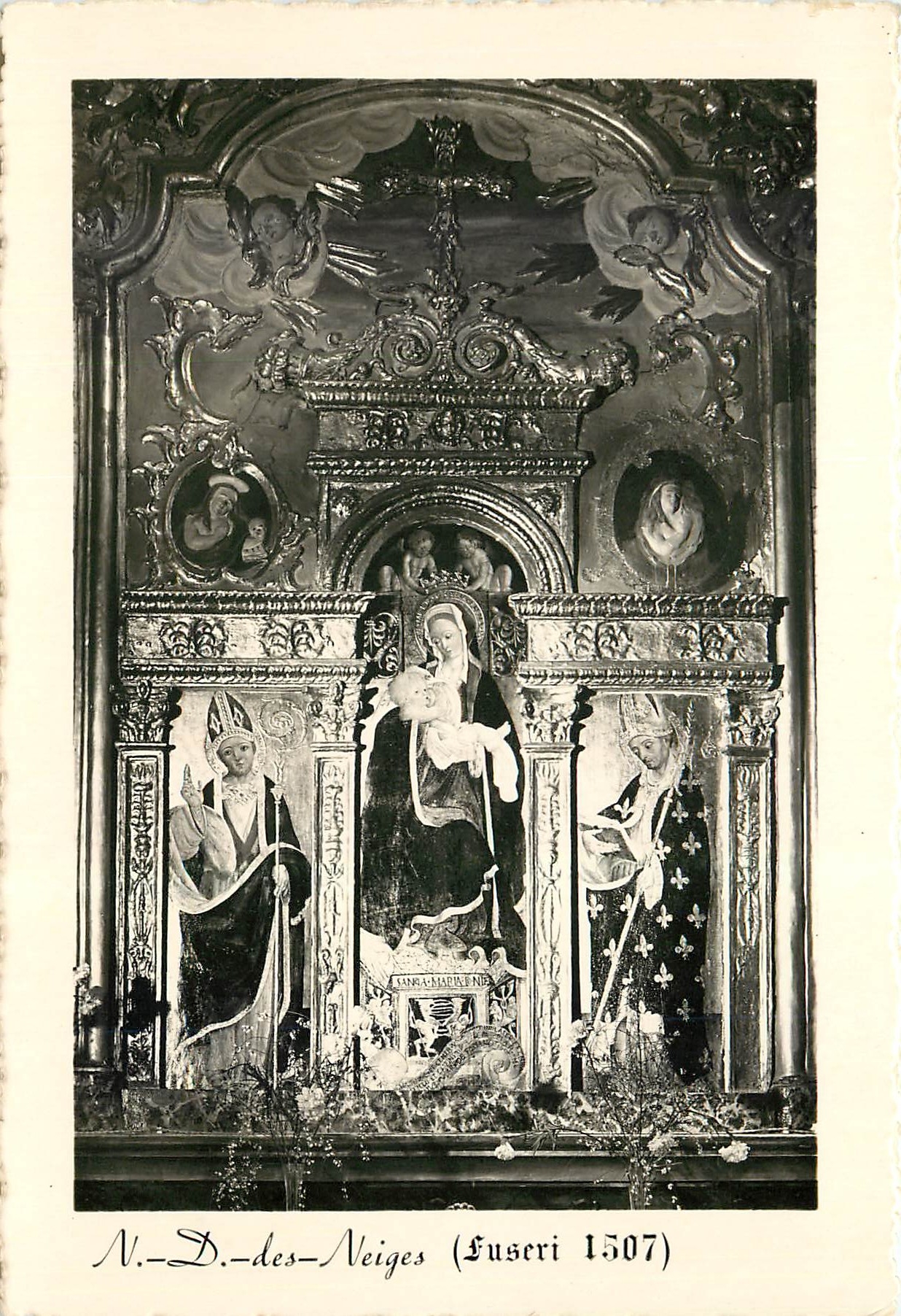 CPM La Brigue L'Eglise Saint Martin Autel des Lascaris 
