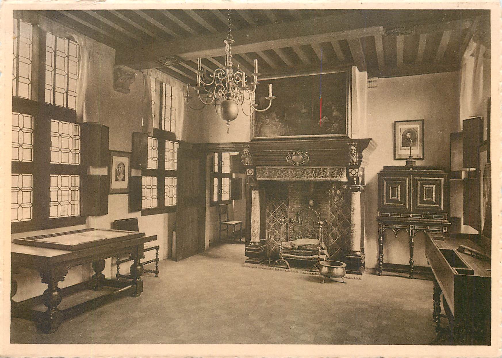 CPM Maison de Rubens Anvers Chambre Familiale fer etage 