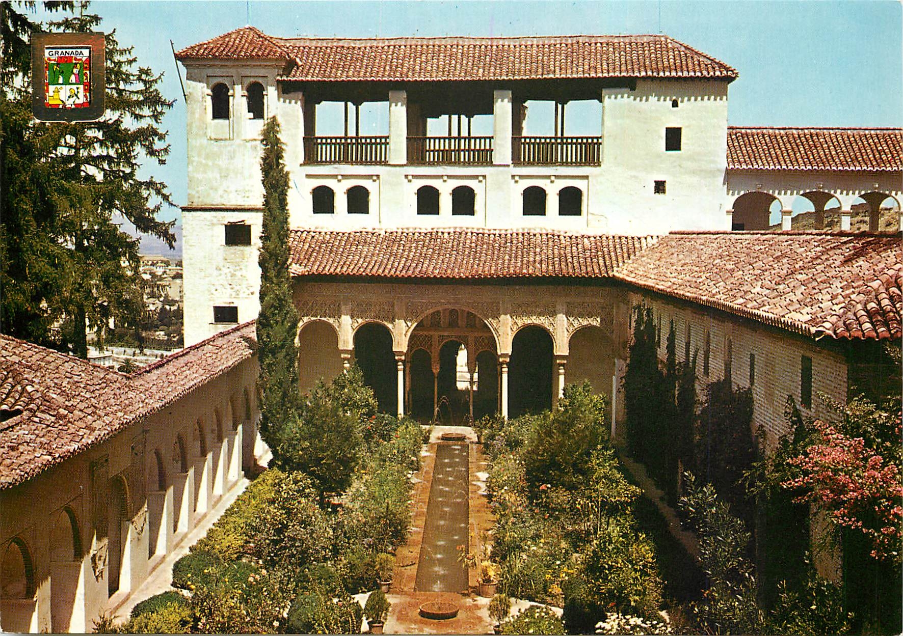 CPM Granada Generalia Patio du in Acequia 
