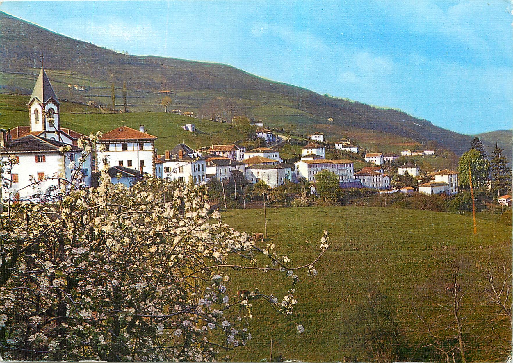 CPM Valcarlos Navarra Vista panoramica 