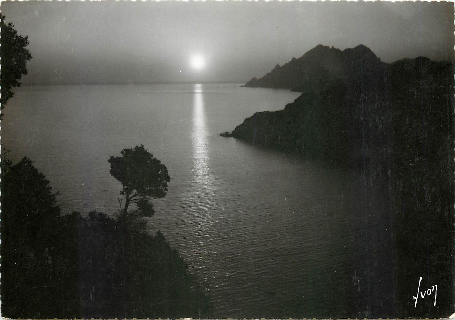 CPM Golfe de Porto Corse Crepuscule 