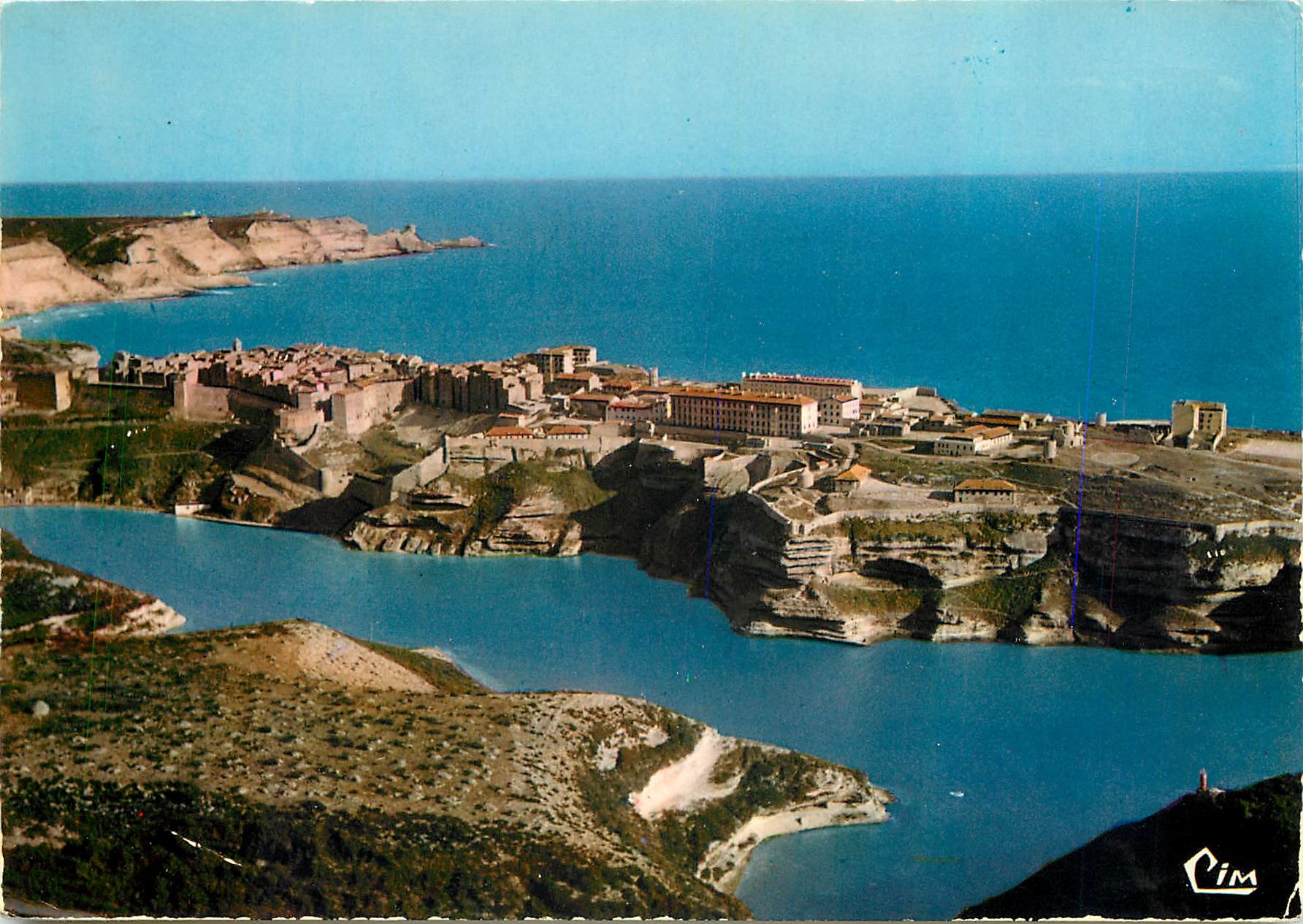 CPM Corse Bonifacio Vue panoramique aerienne et pittoresque de la Citadelle 