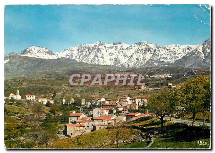 CPM Calacuccia Corse Vue generale La chaine du Monte Cinto au pied Lozzi 