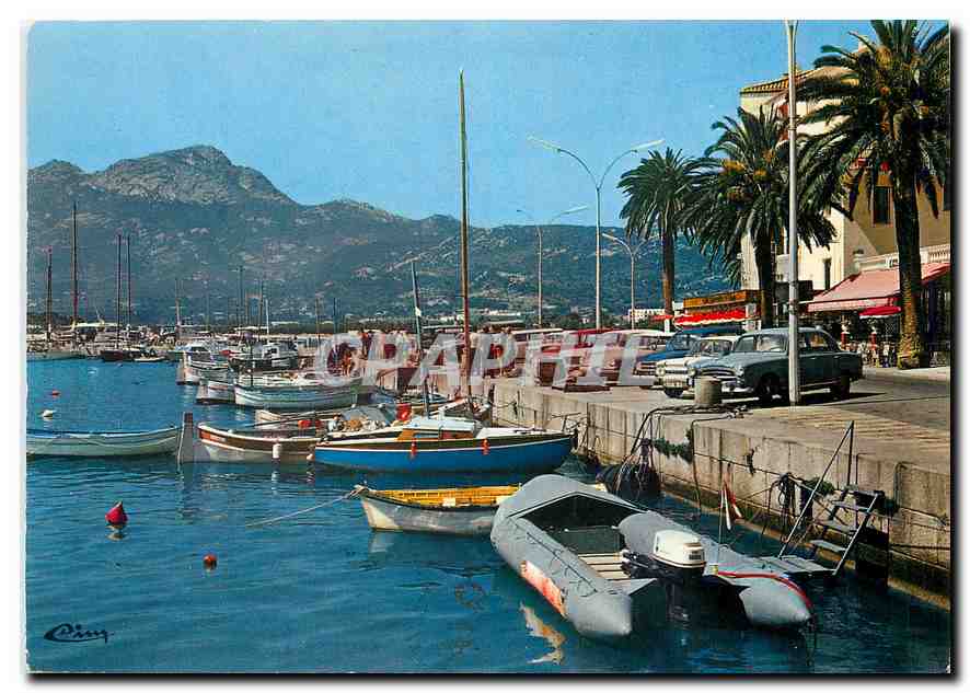 CPM Corse Ile de Beaute Paradis d'ete Calvi Port de plaisance et le quai Landry Retour de peche