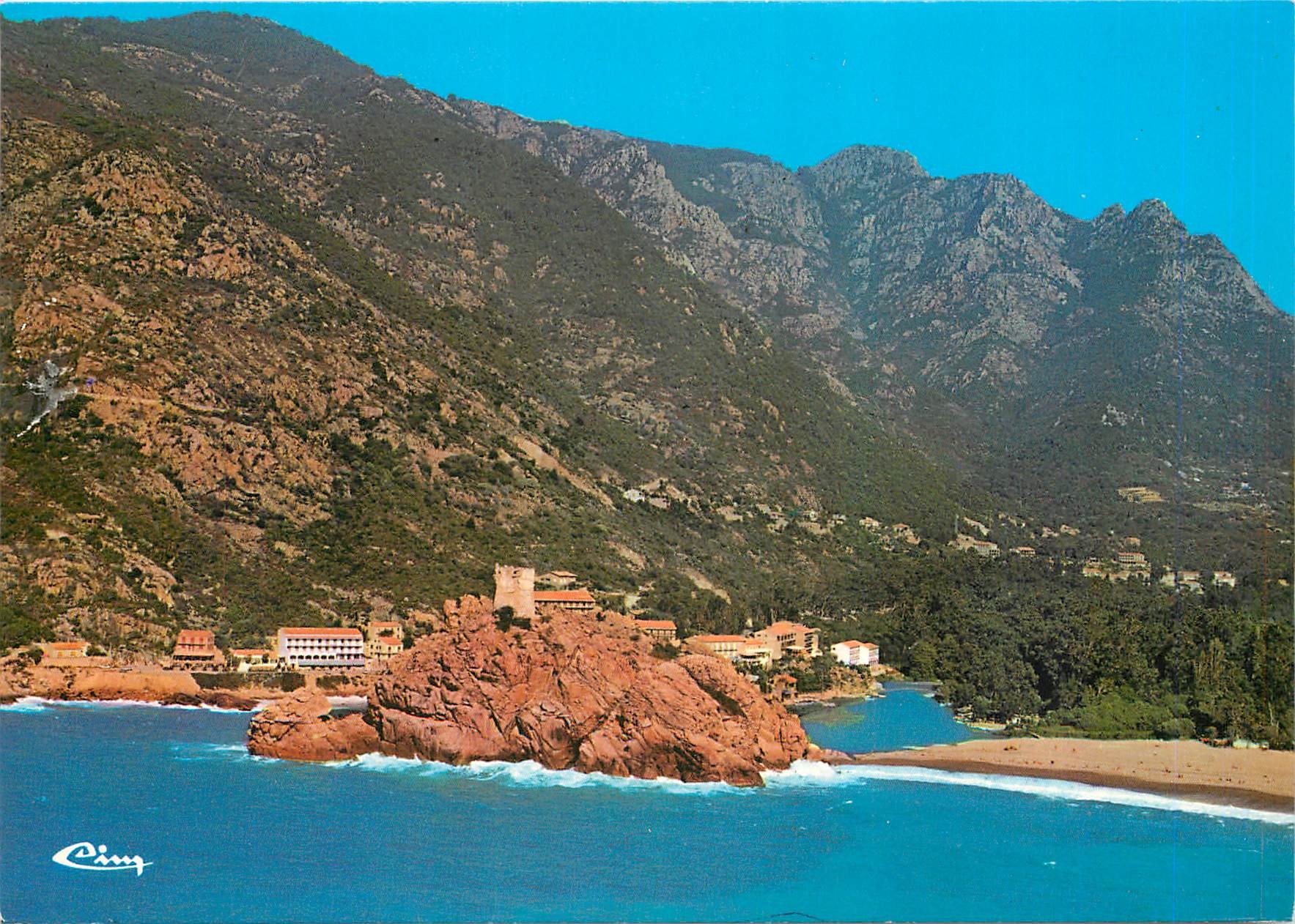 CPM Corse Ile de Beaute Paradis d'ete Porto Vue generale aerienne 