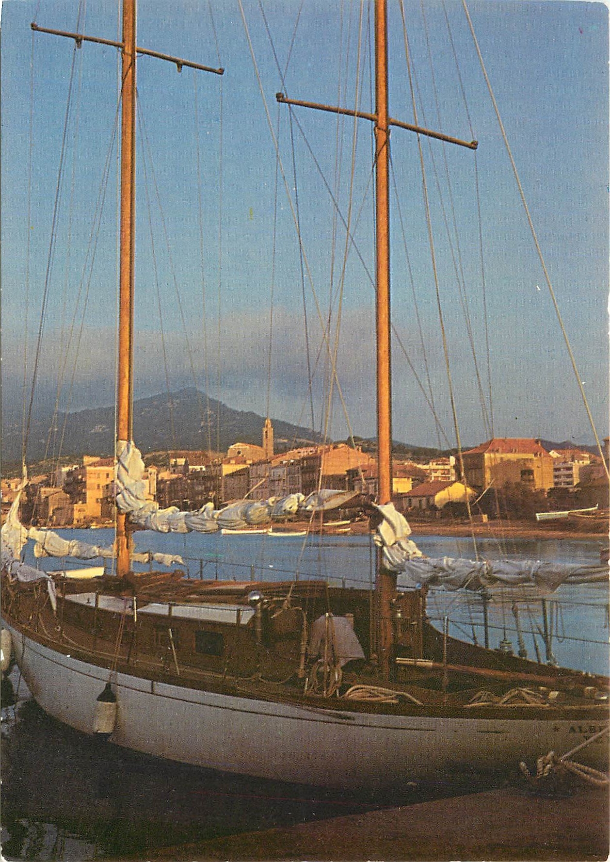 CPM Corse Ile de Beaute Paradis d'ete Propriano Coucher de soleil sur le port 