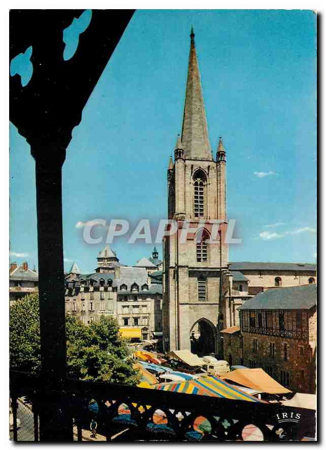 CPM Tulle Correze La Cathedrale Saint Martin Le Clocher 