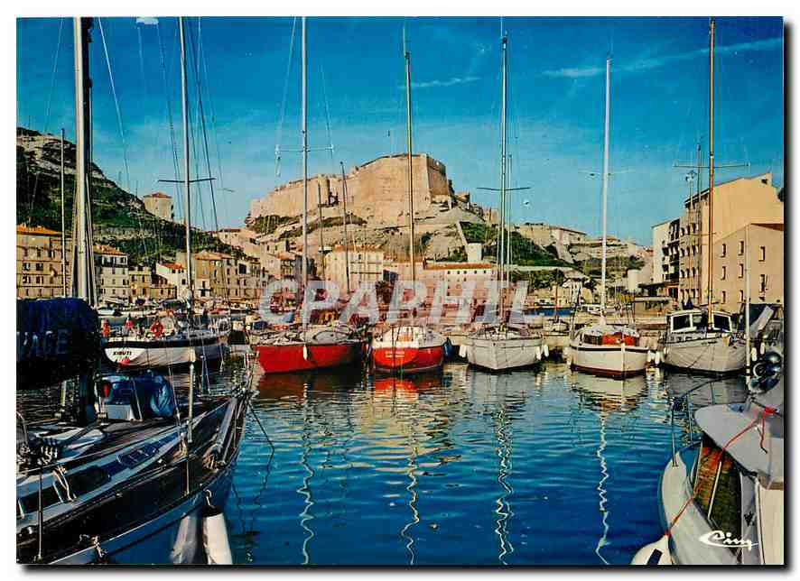 CPM Corse Ile de Beaute Paradis d'ete Bonifacio Le Port 