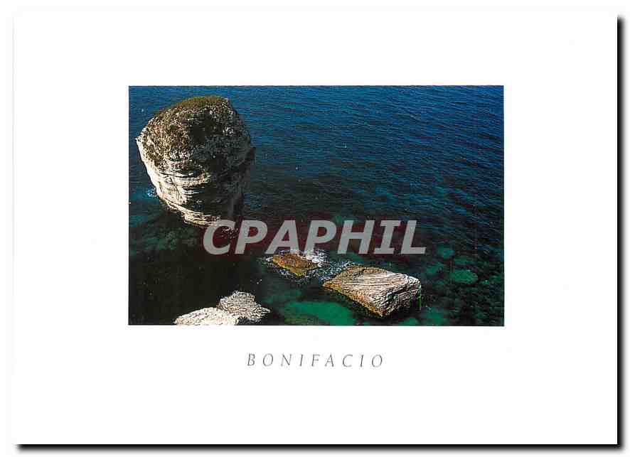 Bonifacio — Rochers dans la mer — CPAPHIL