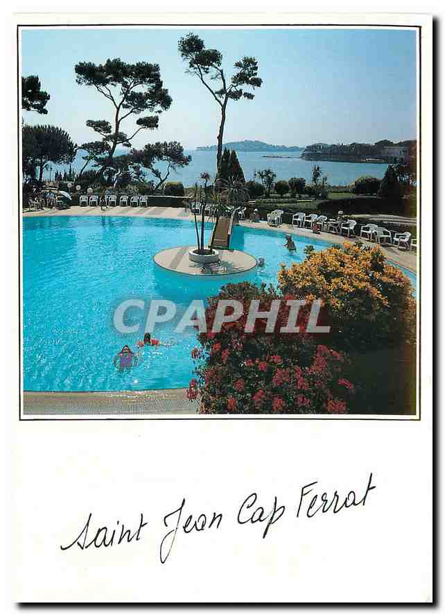 CPM Saint Jean Cap Ferrat La piscine la pointe Saint Hospice 