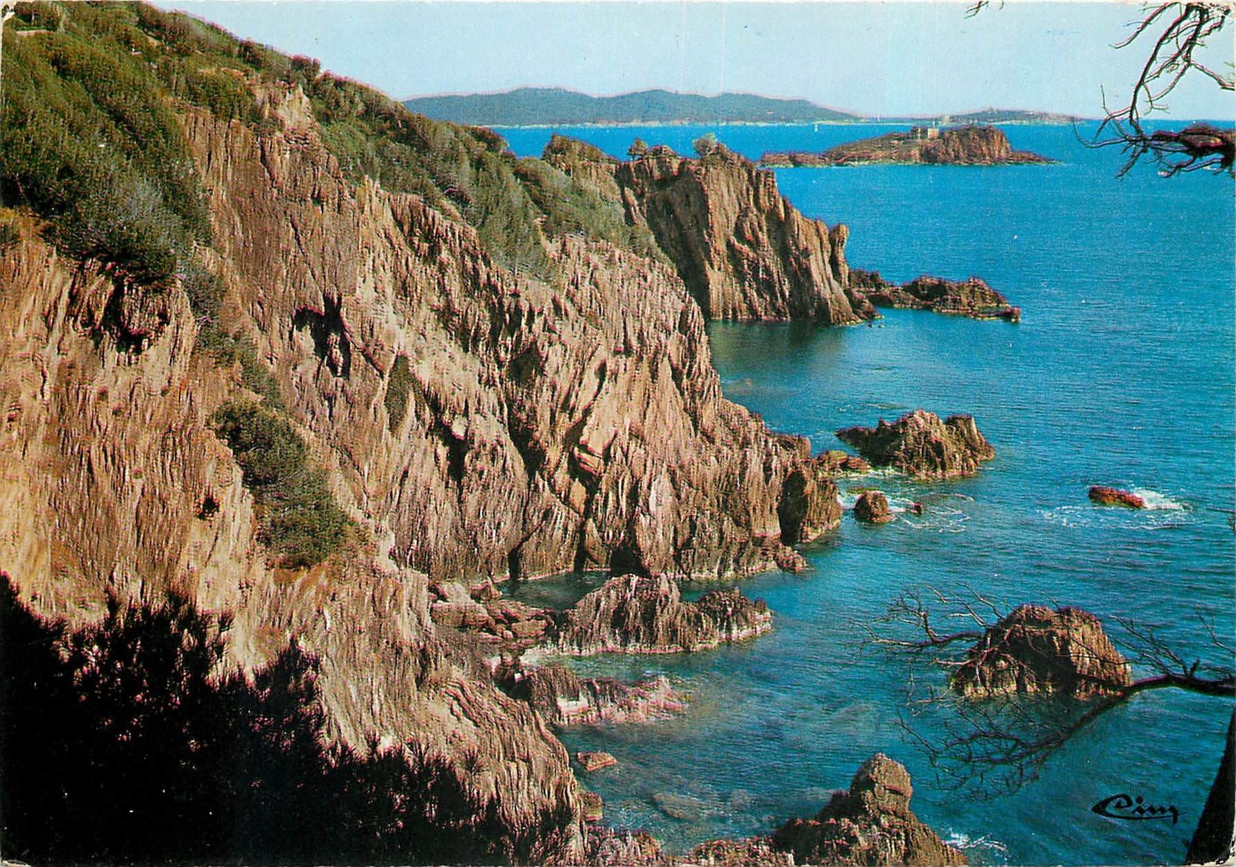CPM Presqu'ile de Giens Var Rochers de la Polynesie 