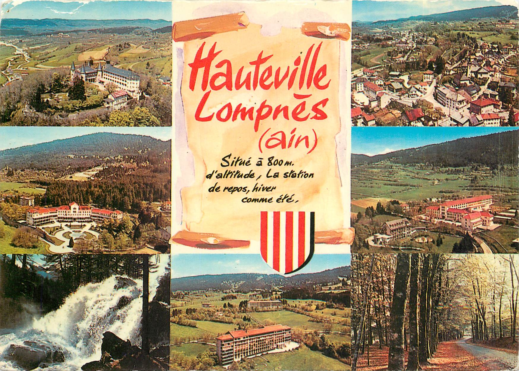 CPM Hauteville Lompnes Ain La station de repos hiver comme ete 