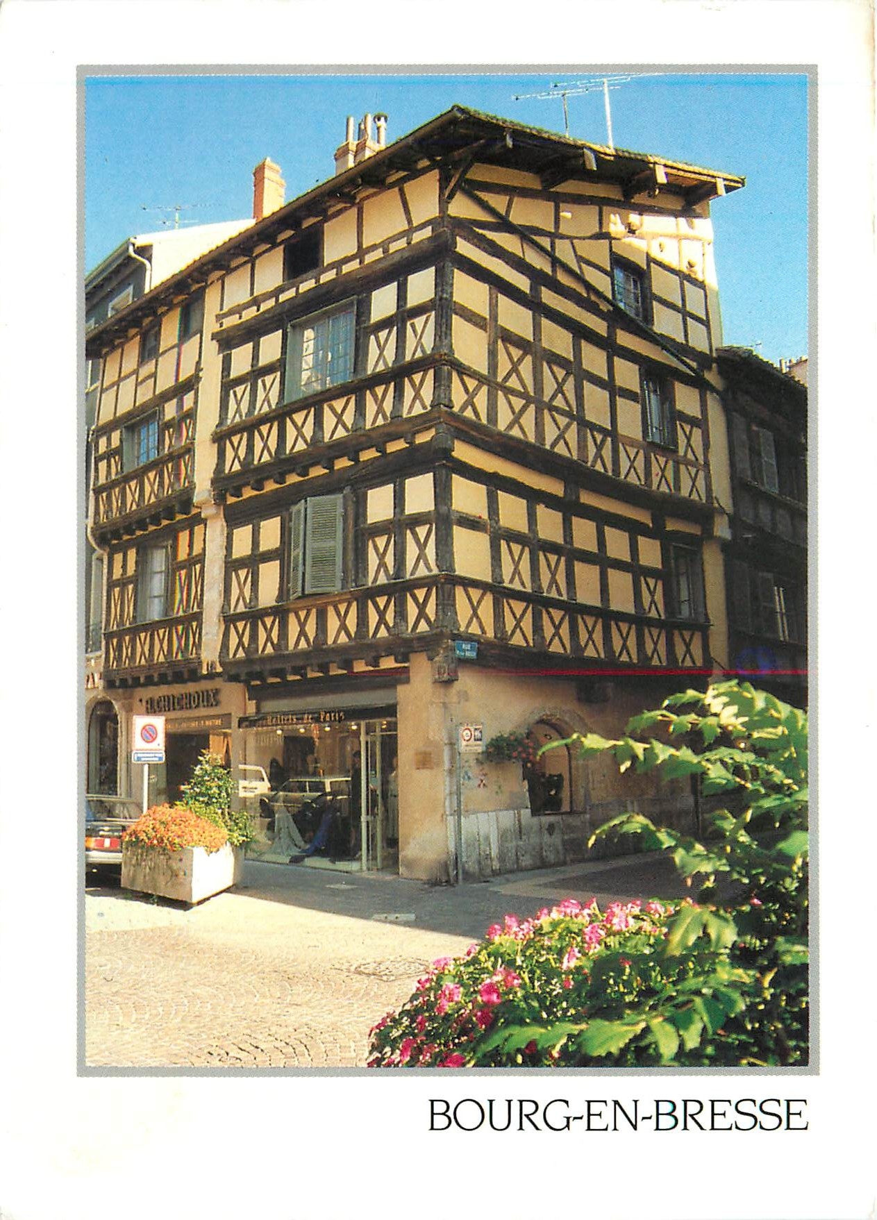CPM Bourg en Bresse Ain Le Maison de Bois 