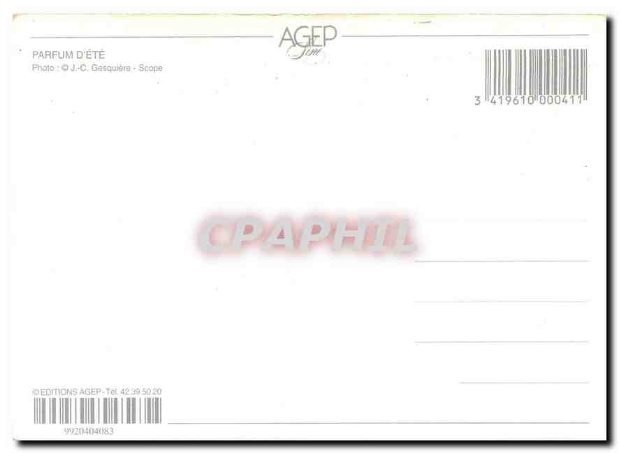 CPM Parfum d'ete  — Rückseite