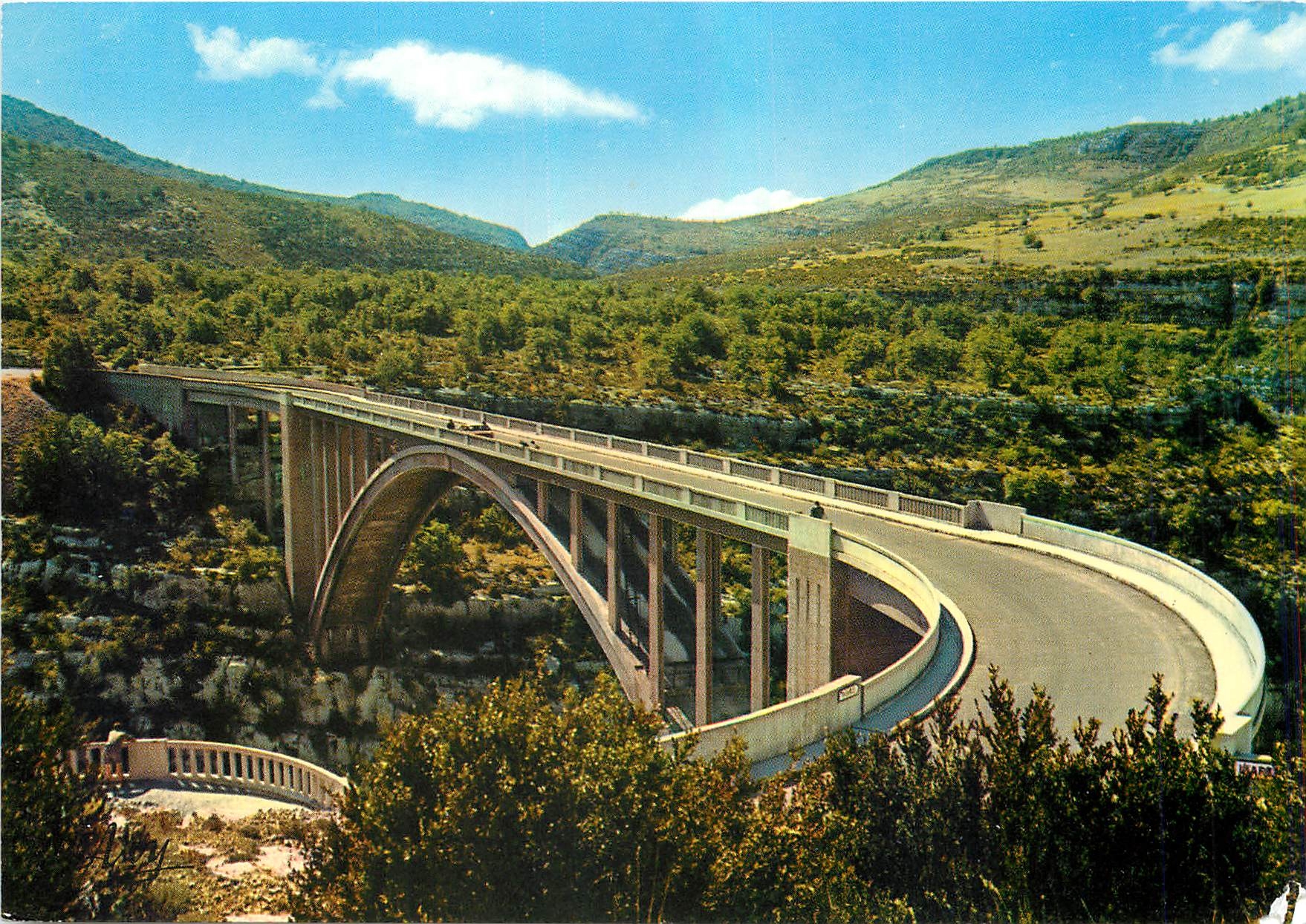 Pittoreske Schluchten des Verdon — La Route Varoise und die Brücke über die Artuby — Tardy Edition