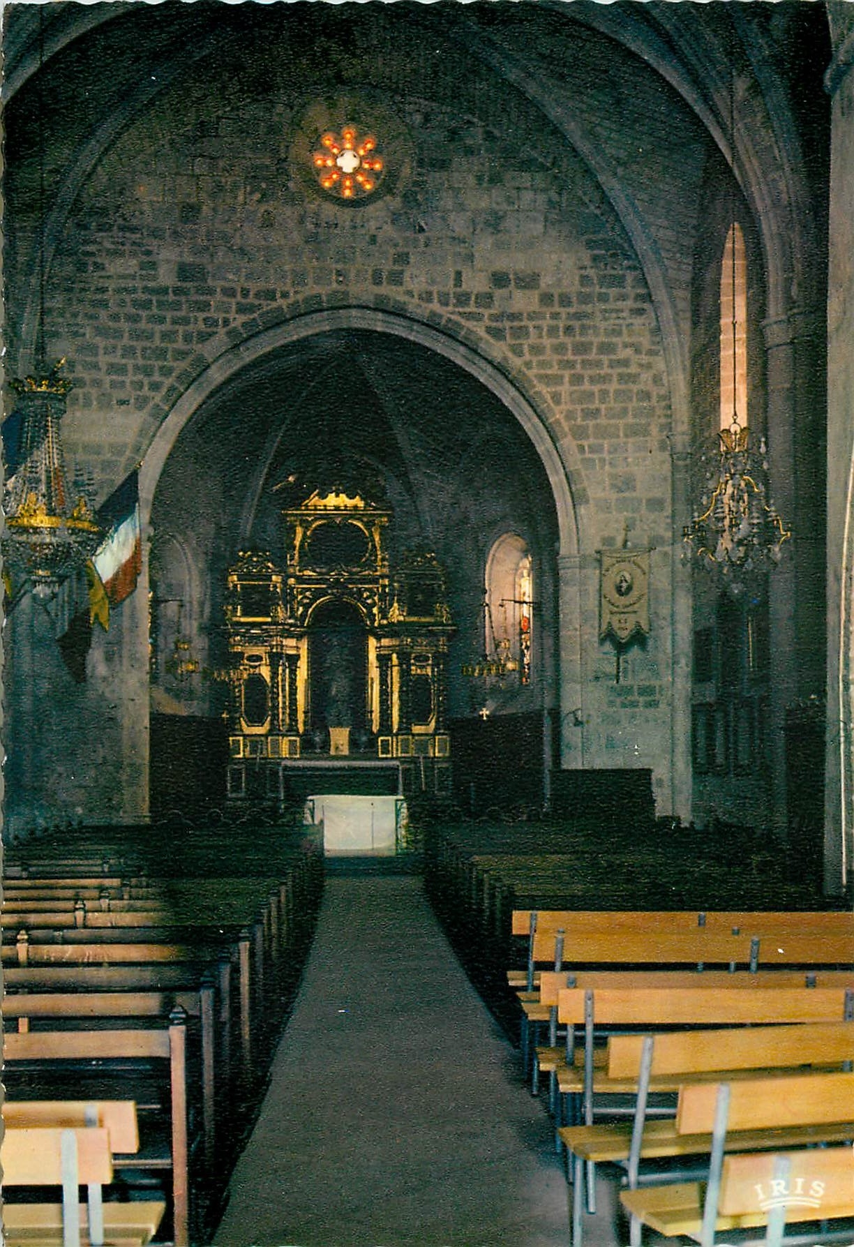 CPM Moustiers Ste Marie Interieur de la Chapelle Notre Dame de Beauvoir 