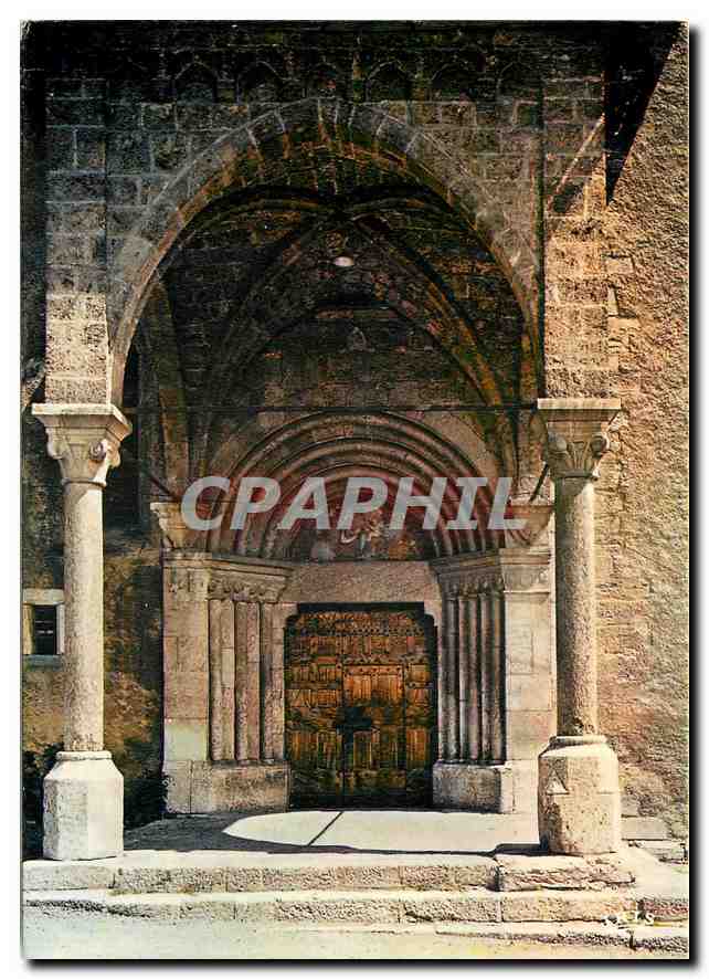 Portail de l'église de Vallouise — Hautes-Alpes — éditeur IRIS, n° 37350