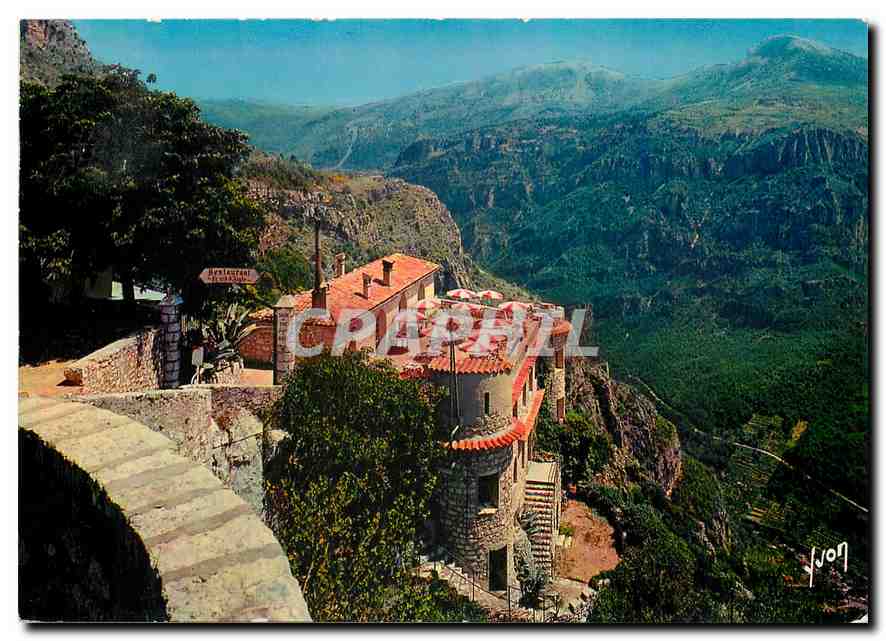 CPM Gourdon La Sarrazine Alpes Maritime Le Restaurant 