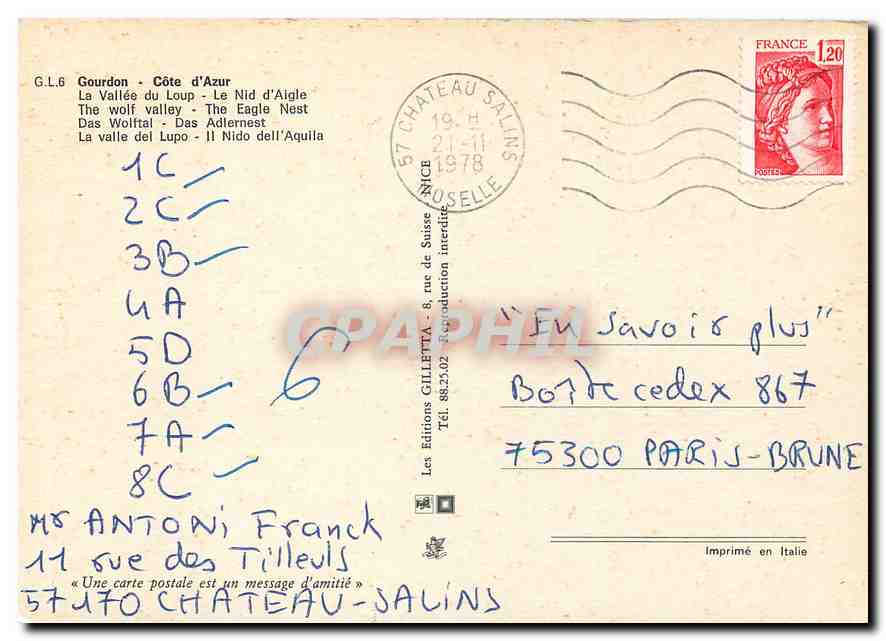 Restaurant Le Nid d'Aigle — Gourdon, Côte d'Azur — Les éditions GILLETТА — Reverso