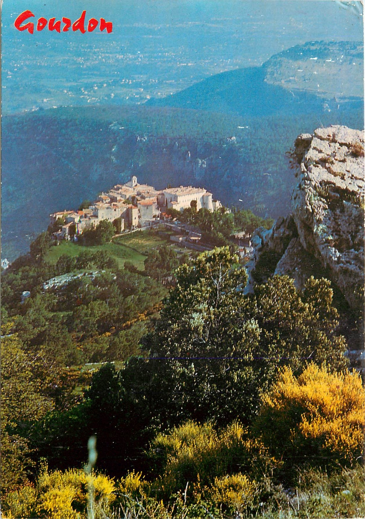 CPM Gourdon Alpes Maritimes Vieux village feodal 