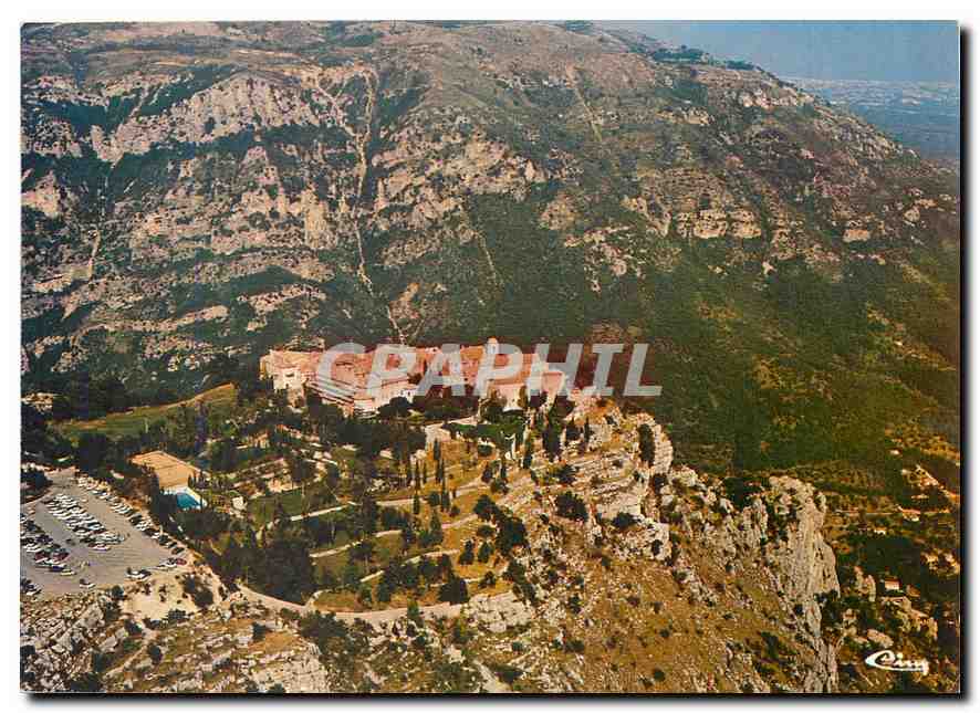 CPM Gourdon Alpes Mar Vue generale aerienne 