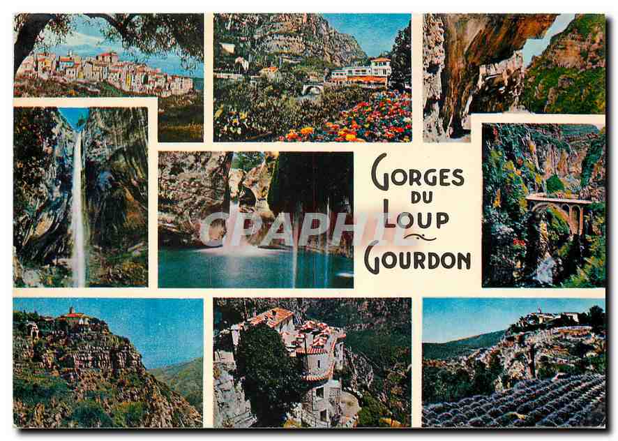 CPM Cote d'Azur French Riviera Les Gorges du Loup L'arriere pays pittoresque 