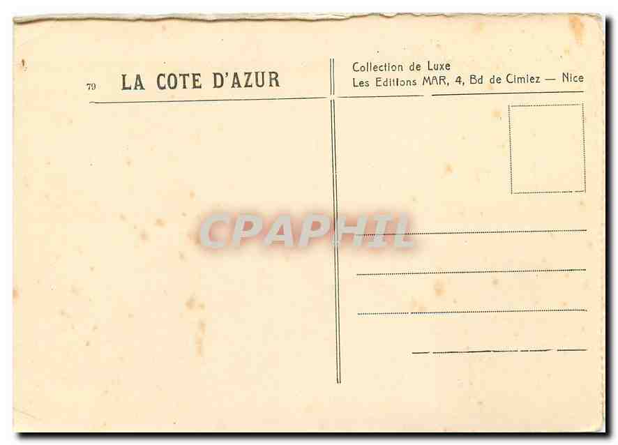 CPM Les Gorges du Loup  — Verso