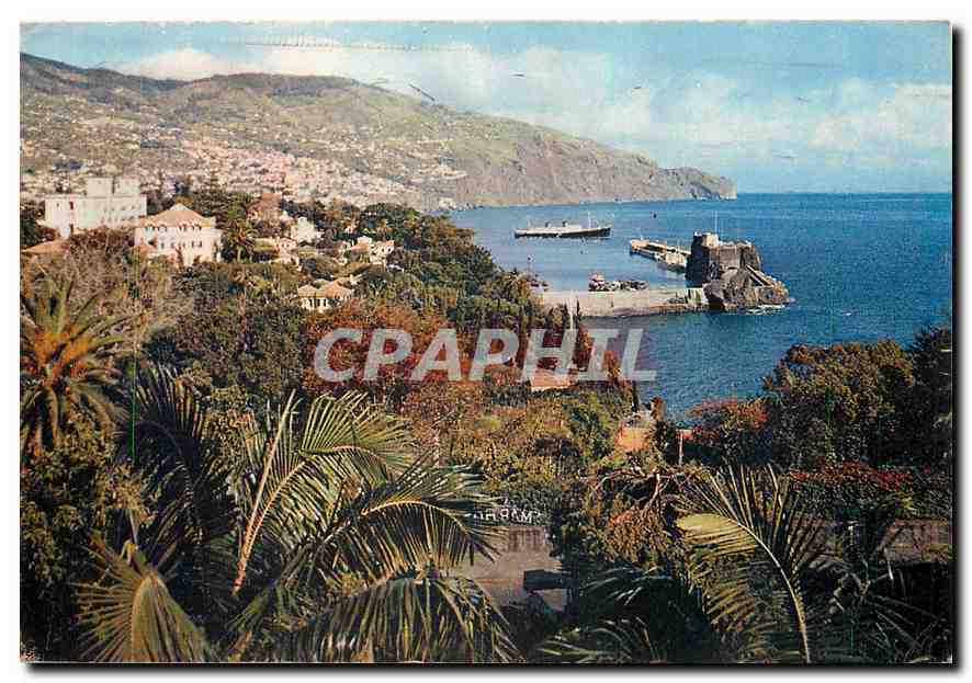 CPM View of Funchal Bay from the Miramar Hotel Madeira 