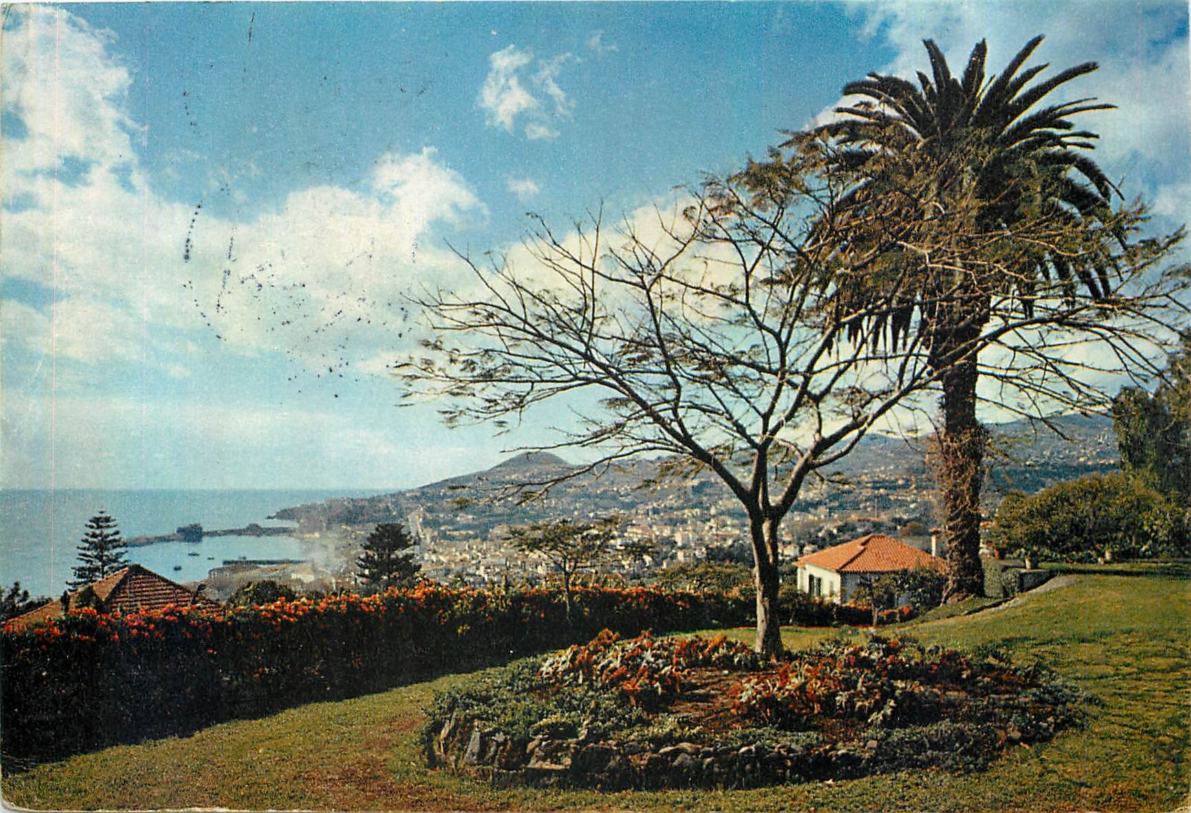 CPM Looking down and across Funchal from a Quinta on the East side of Town Madeira 
