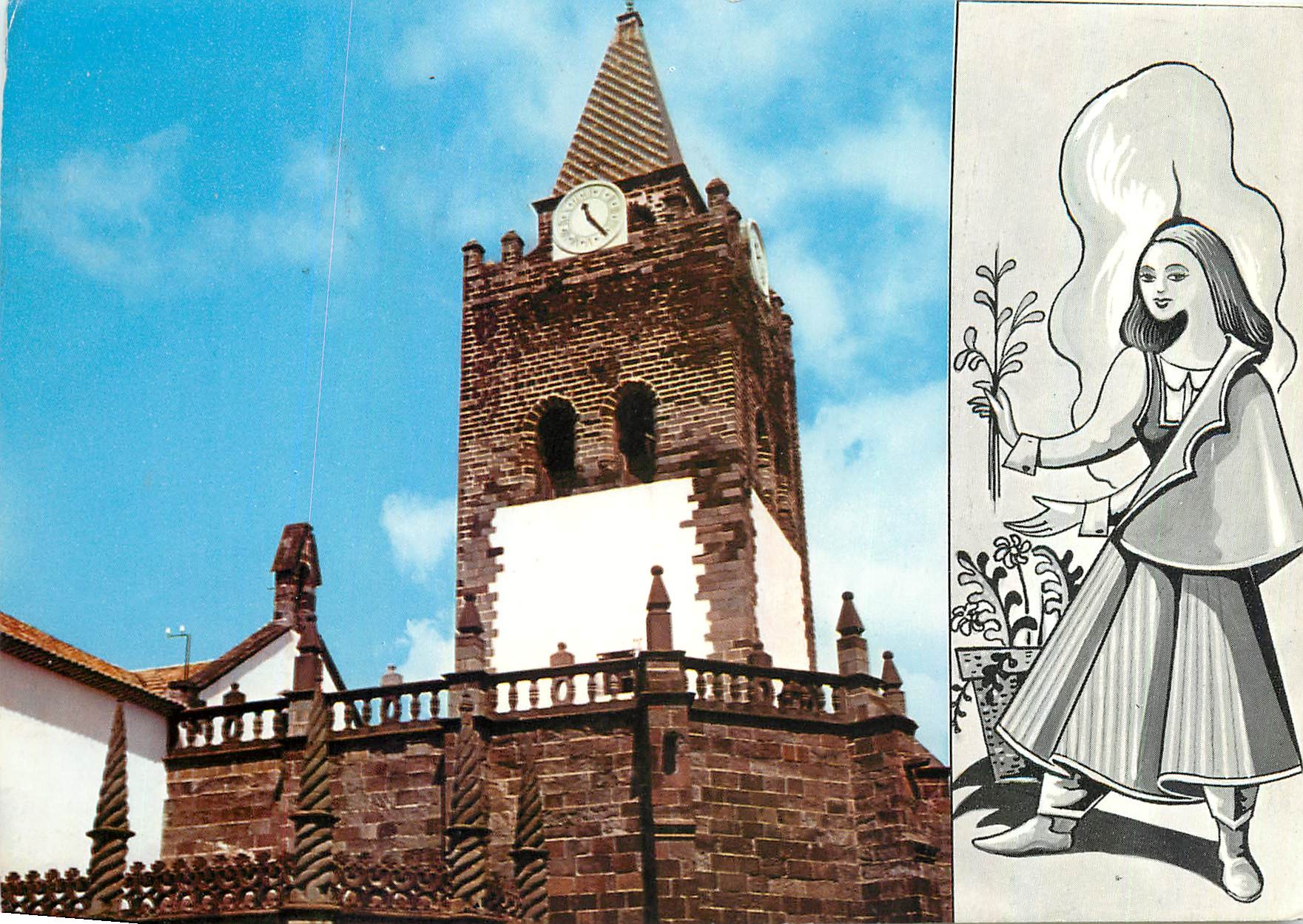 CPM Madeira Clocher de la Cathedrale du Funchal 