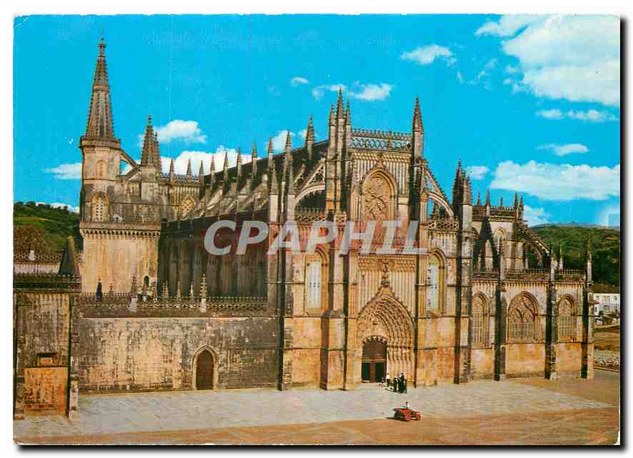 CPM Batalha Portugal Monastere Facade principal couchant 
