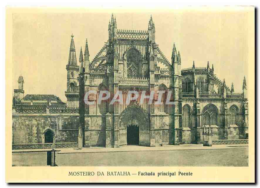 CPM Mosteiro da Batalha Fachada principal Poente 