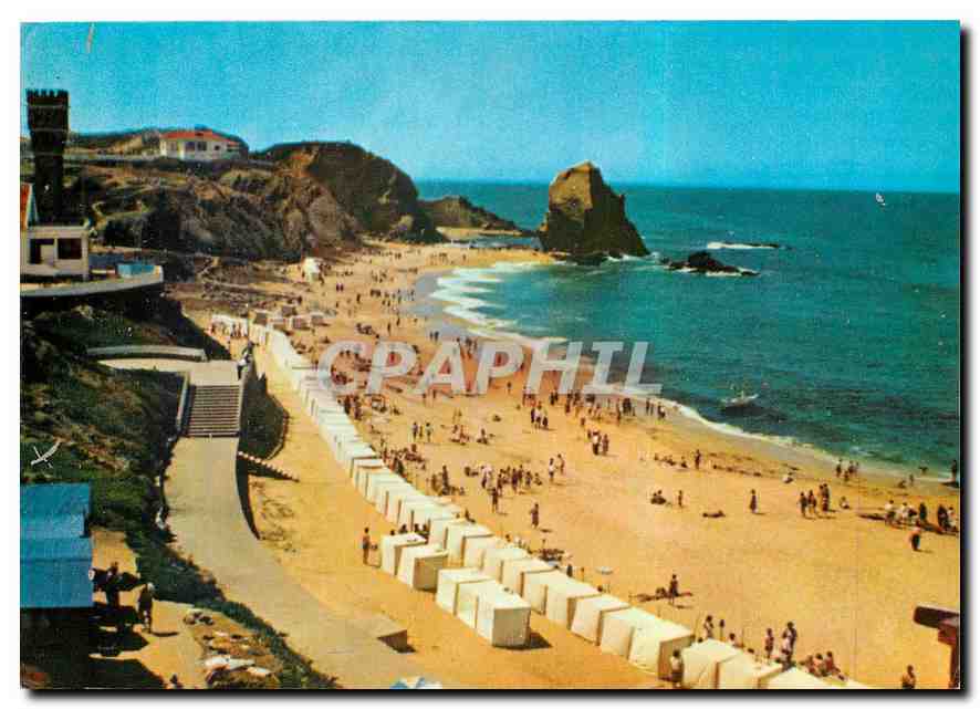 CPM Torres Vedras Portugal Plage des Bains Plage de Saint Croix 
