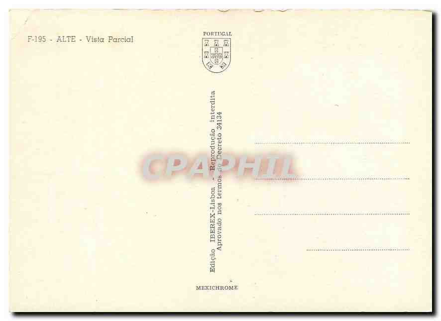 CPM Alte Vista Parcial  — Rückseite
