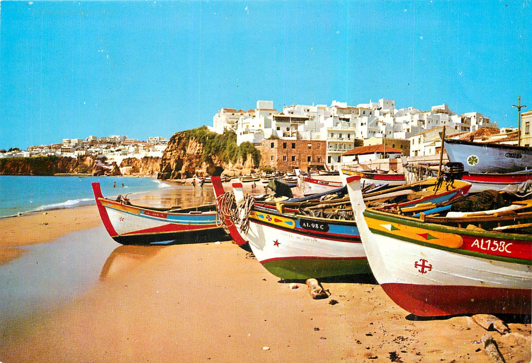 CPM Portugal Algarve Albufeira Bateaux 