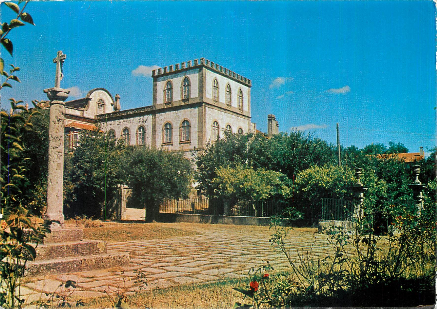 CPM Midoes Tabua Portugal Pilori et ancien manoir 