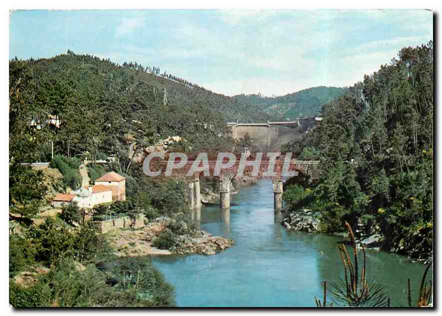 CPM Figueiro dos Vinhos Portugal Pont sur le Zezere et Barrage de Bouca 