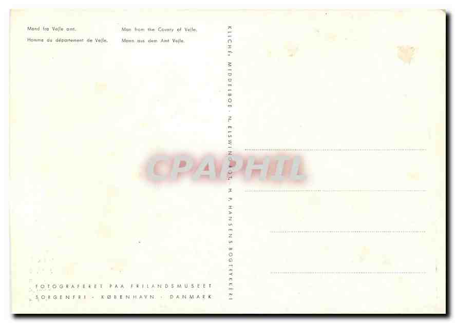 CPM Homme du departement de Velle  — Rückseite