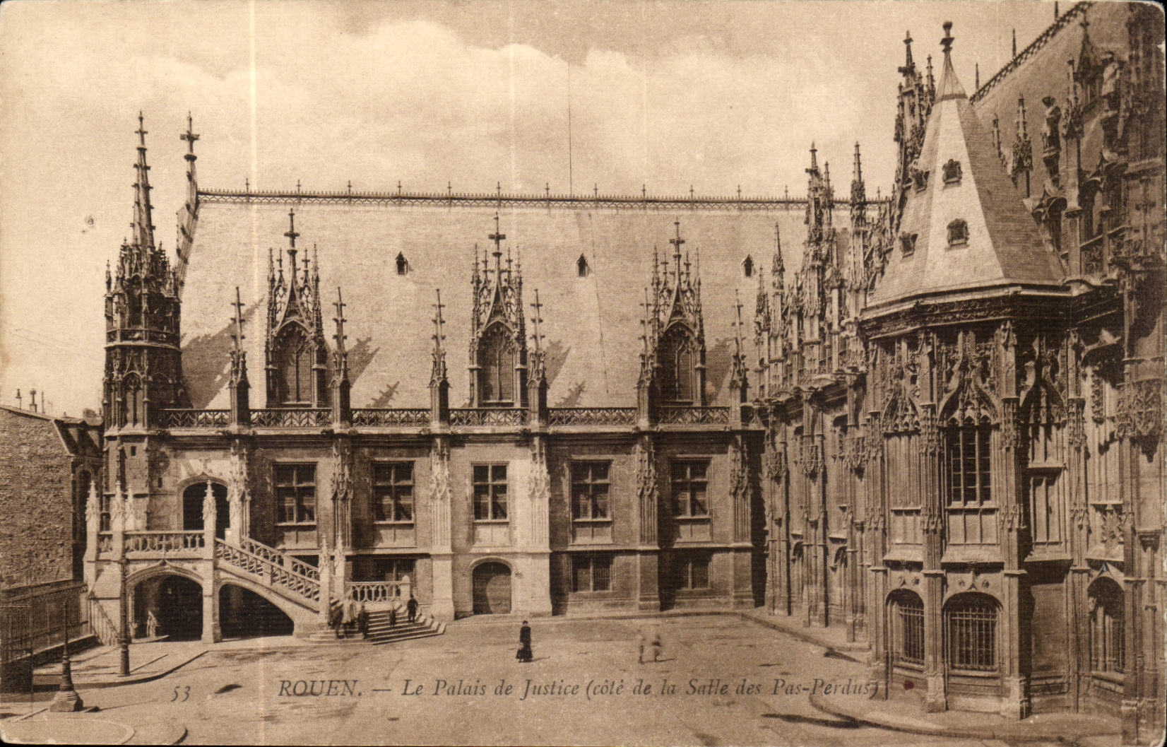 Rouen-Le Palais de Justice-CPA