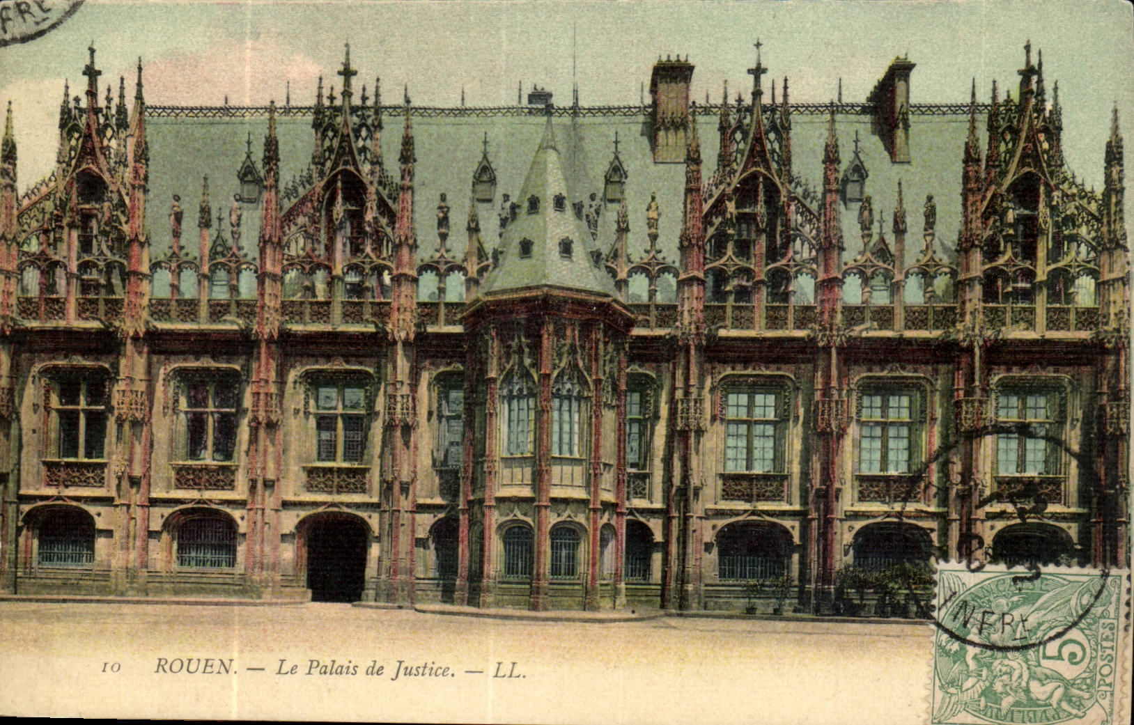 Rouen-Le Palais de Justice-CPA