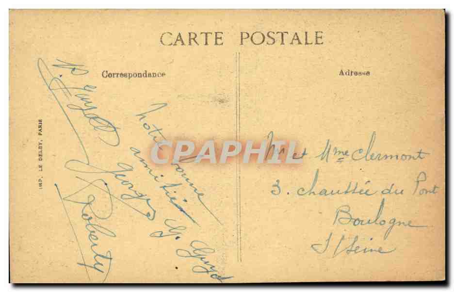 Rouen-Rue St Romain Entree de la Cathedrale Cour des Librairies-CPA — Verso