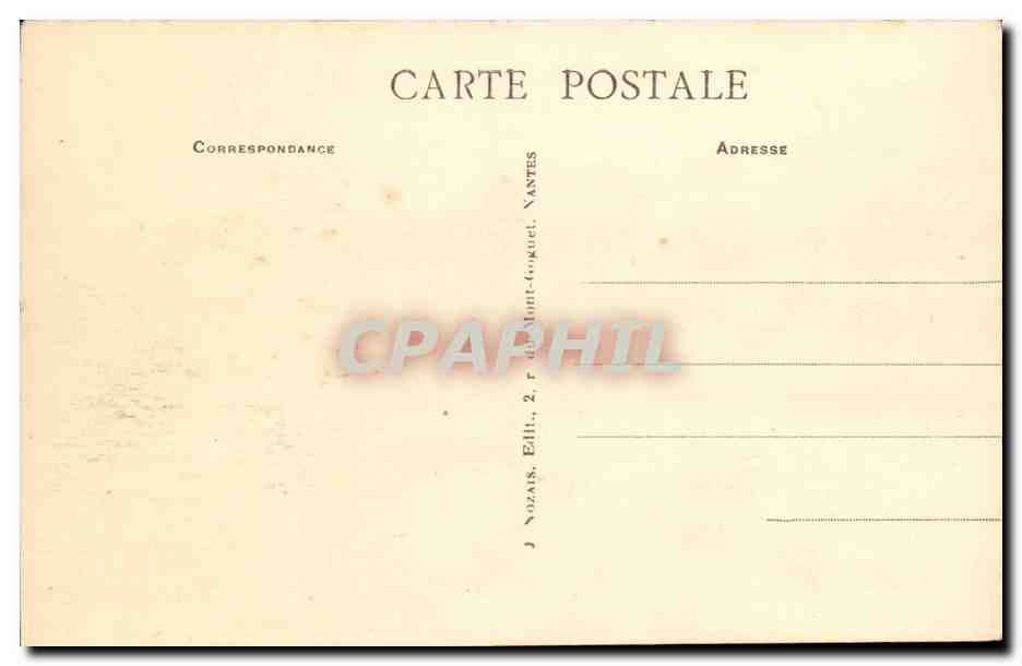 Saumur-La Loire-Le Chateau et L'Eglise Saint-Pierre-CPA — Rückseite