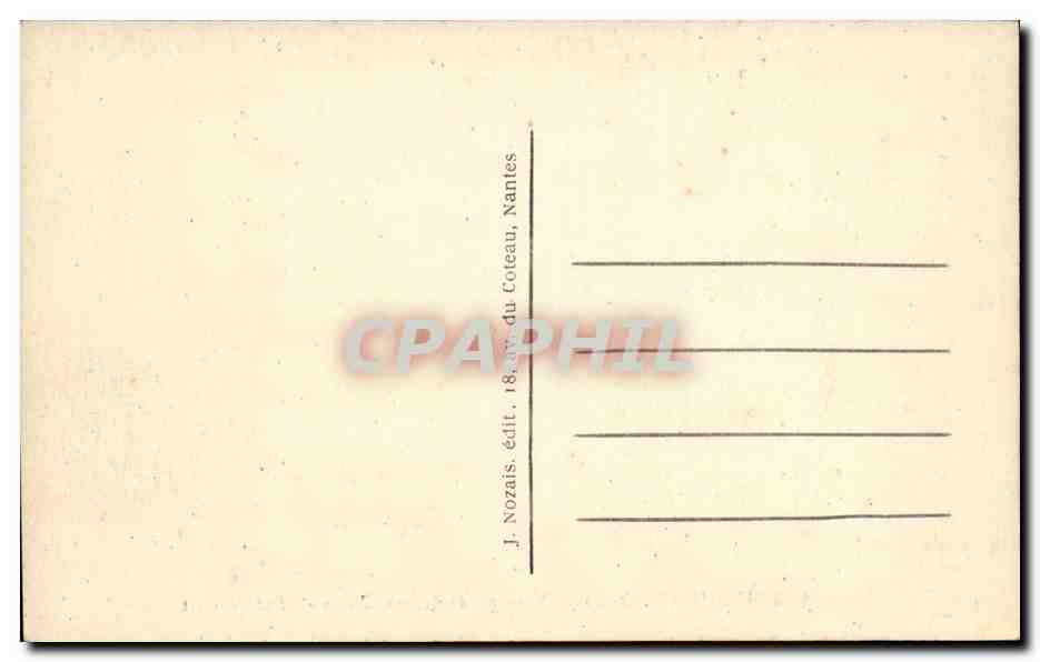 Saumer-Vue Generale des Quais-Effet de nuit- CPA — Verso