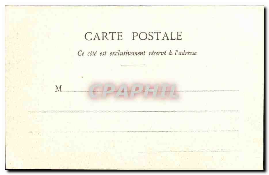 Juan-Les-Pins- cap d'Antibes et le Grand Hotel- CPA — Verso