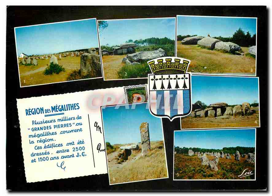 CPM La Bretagne Region des Megalithes Alignements du Menec 
