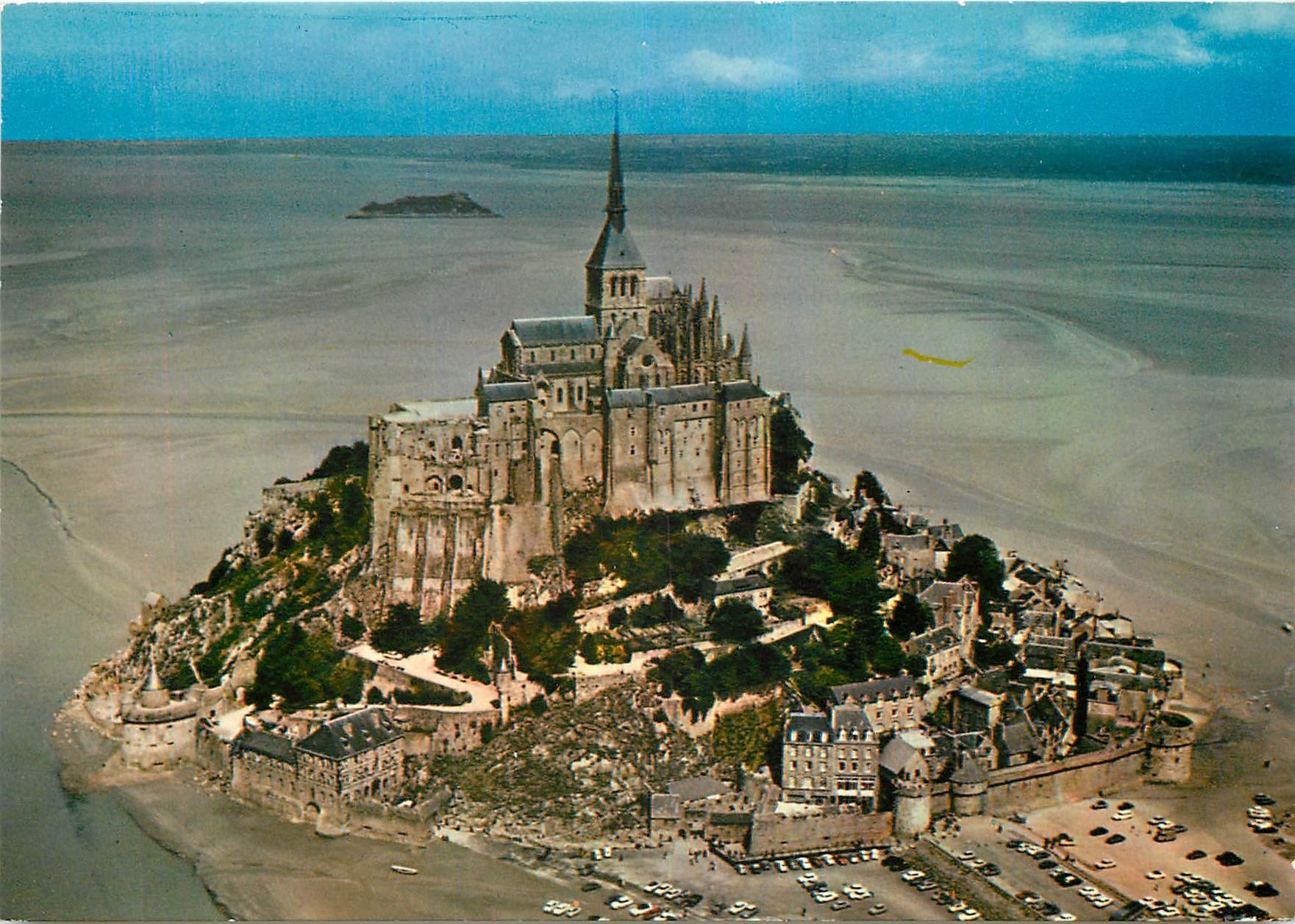 CPM Le Mont Saint Michel Manche Cette Merveille de l'Occident au confins 