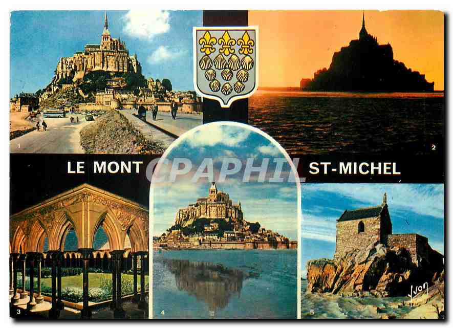 CPM Le Mont Saint Michel Manche L'Arrivee au mont 