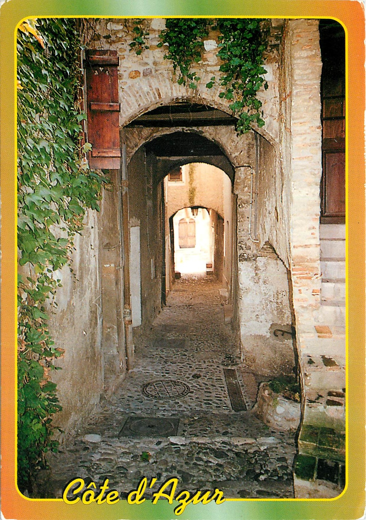 CPM Cote d'Azur French Riviera Haut de Cagnes Vieille rue 